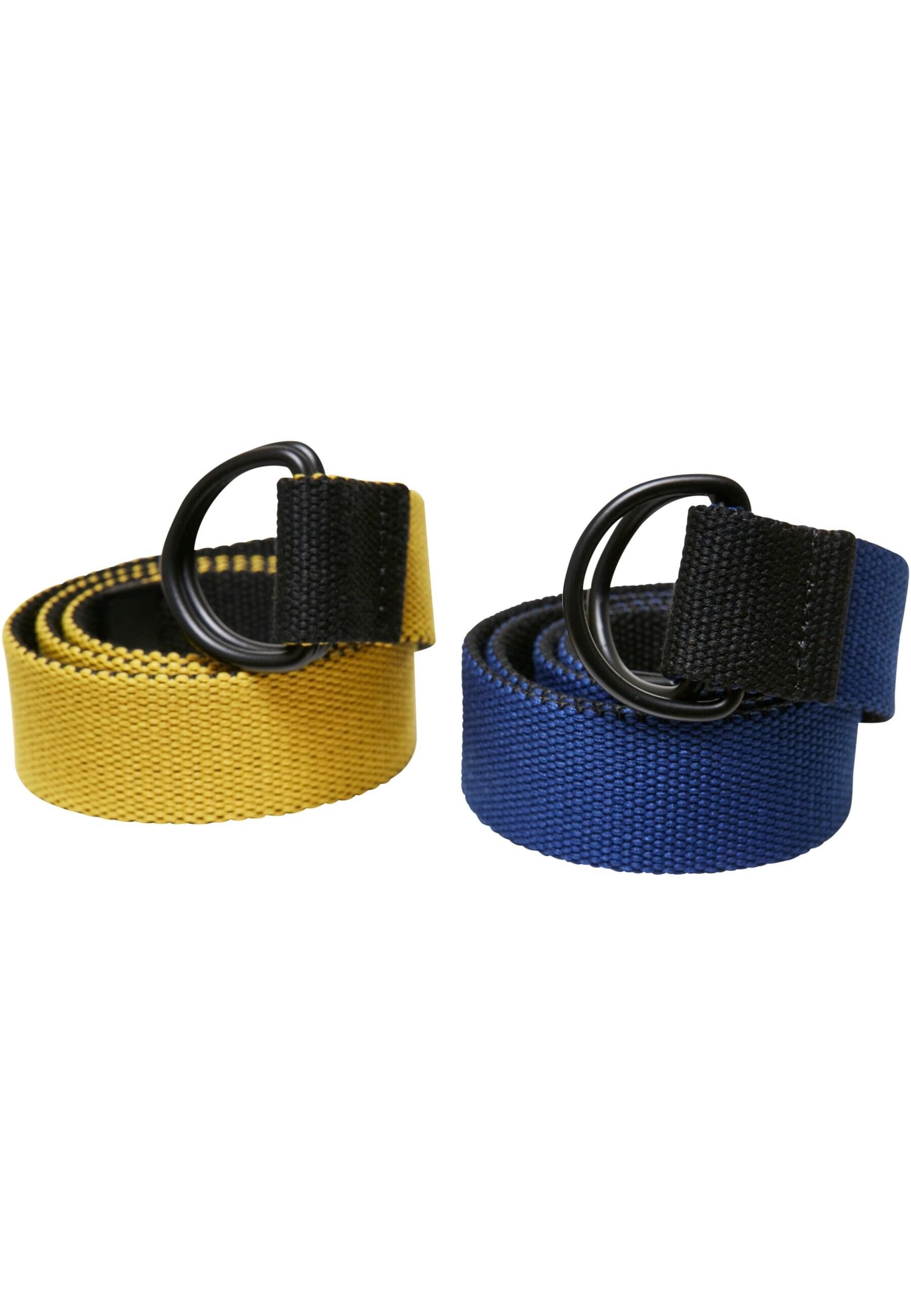 URBAN CLASSICS Hüftgürtel Urban Classics Unisex Easy D-Ring Belt Kids 2-Pack