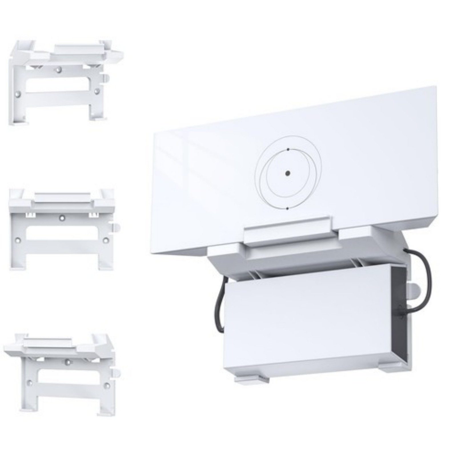 YUBRO-STUDIO SAT-Halterung Starlink ABS Router Wandhalterung für Router und Stromversorgung