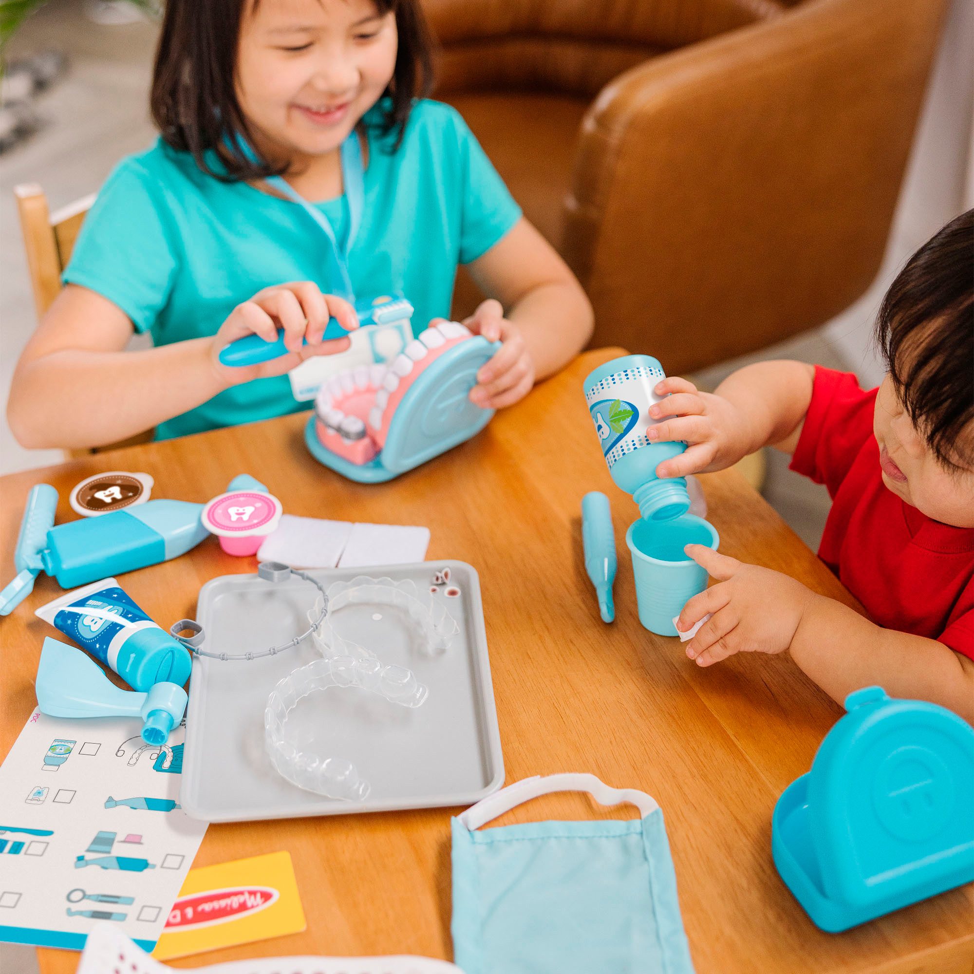 Spin Master Spielzeug-Arztkoffer Melissa & Doug Super Smile Zahnarzt-Spielset