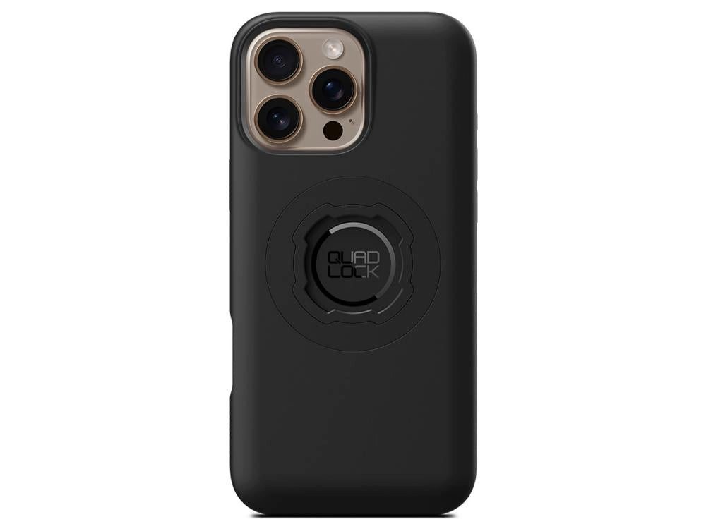 Quad Lock Fahrradtasche Quad Lock MAG Case iPhone 16 Pro Max Schwarz - Stoßfest, MagSafe-kompa