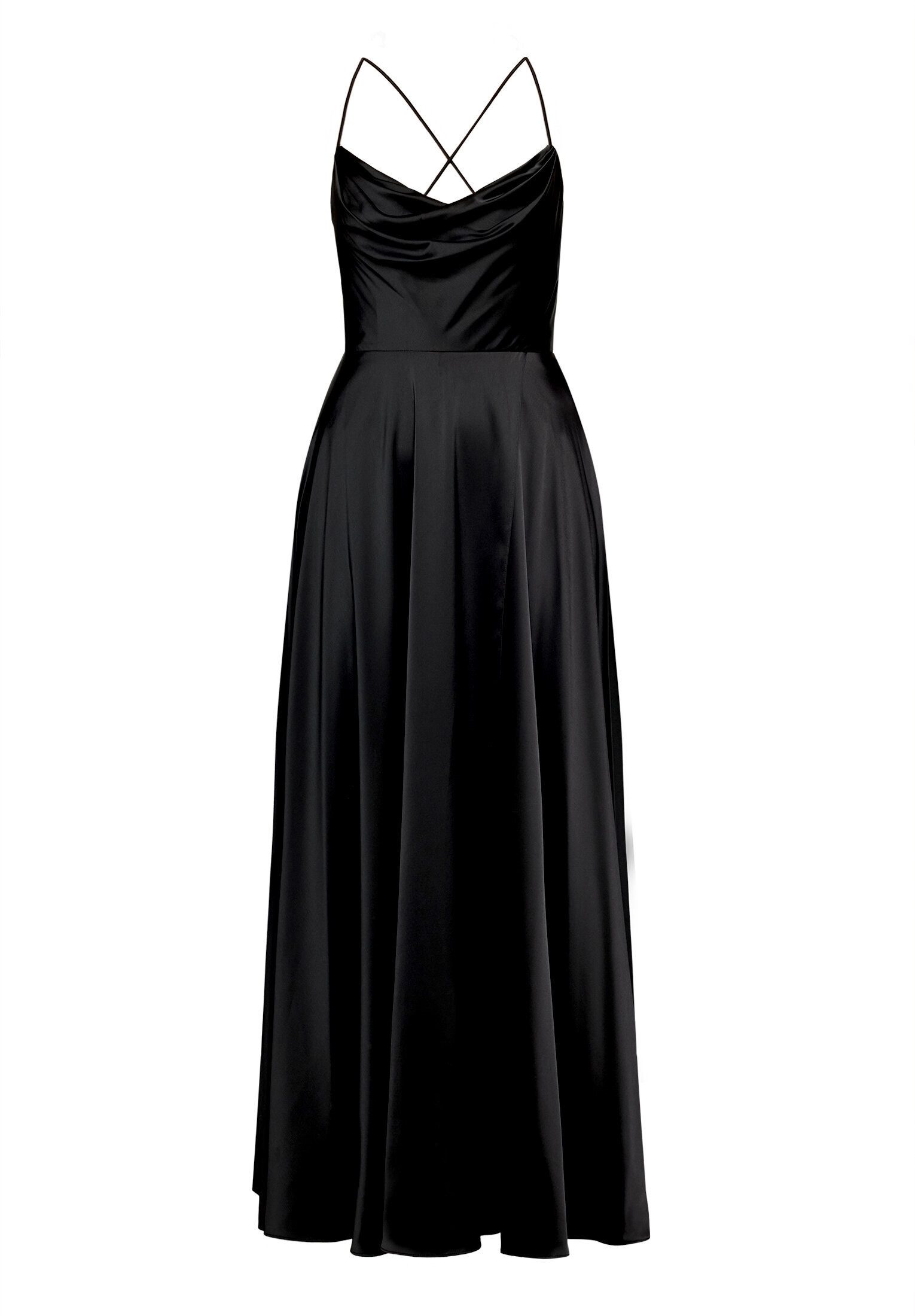 Vera Mont Abendkleid Damen mit Wasserfallausschnitt Material