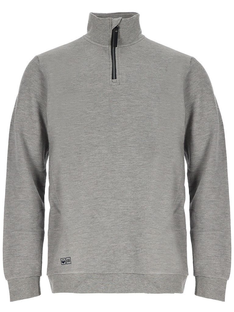 Coastguard Troyer 80883 Herren Pique-Troyer unifarben - Pullover Troyer-Kragen Stehkragen