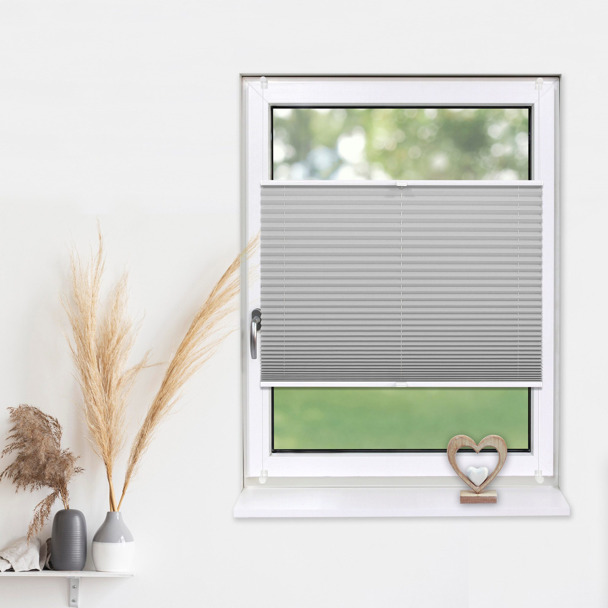 Deco-Raum Plissee Basic, blickdicht, Klemmträger, auf günstig online kaufen