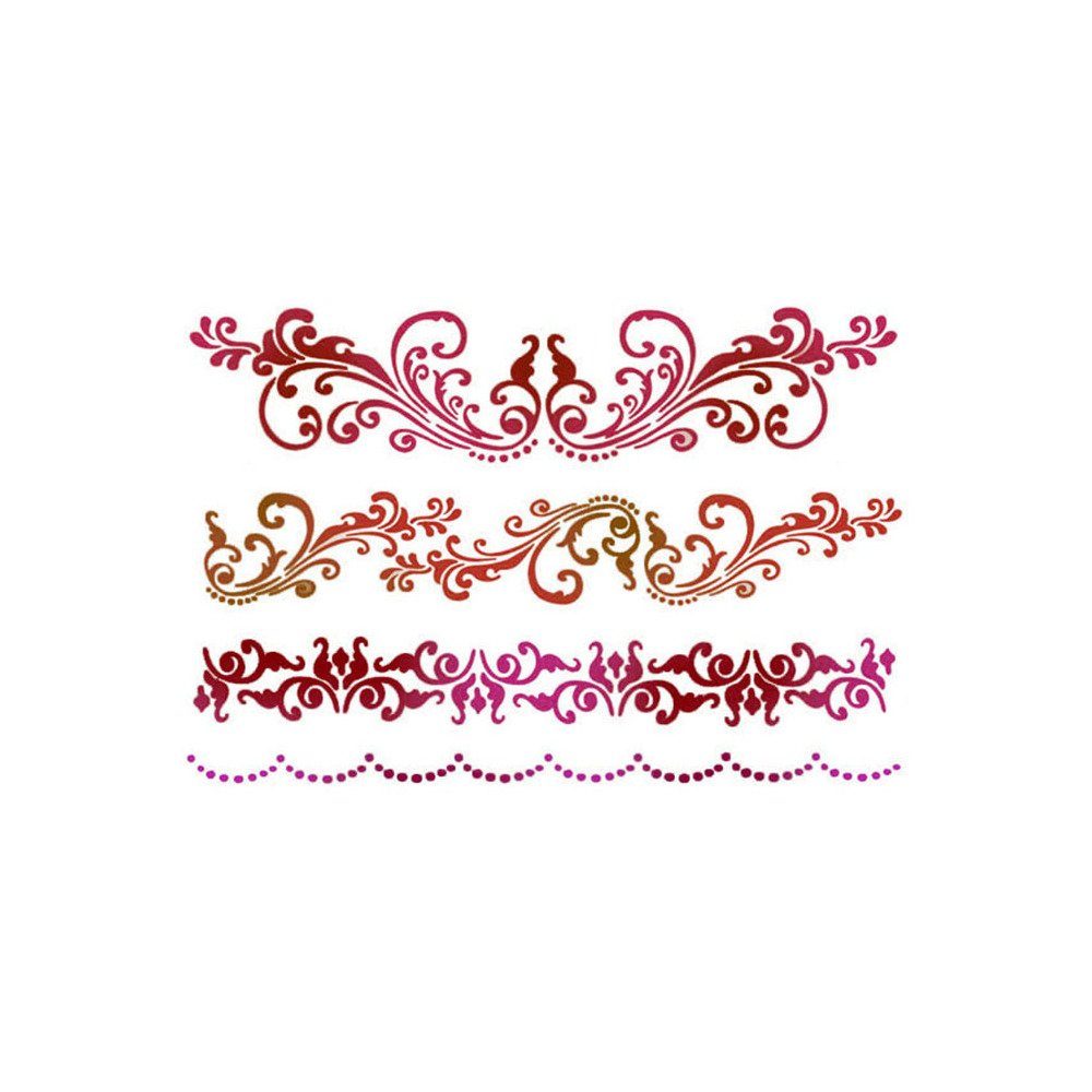 Stamperia Malschablone Mal-Schablone Bordüre, DIN A4