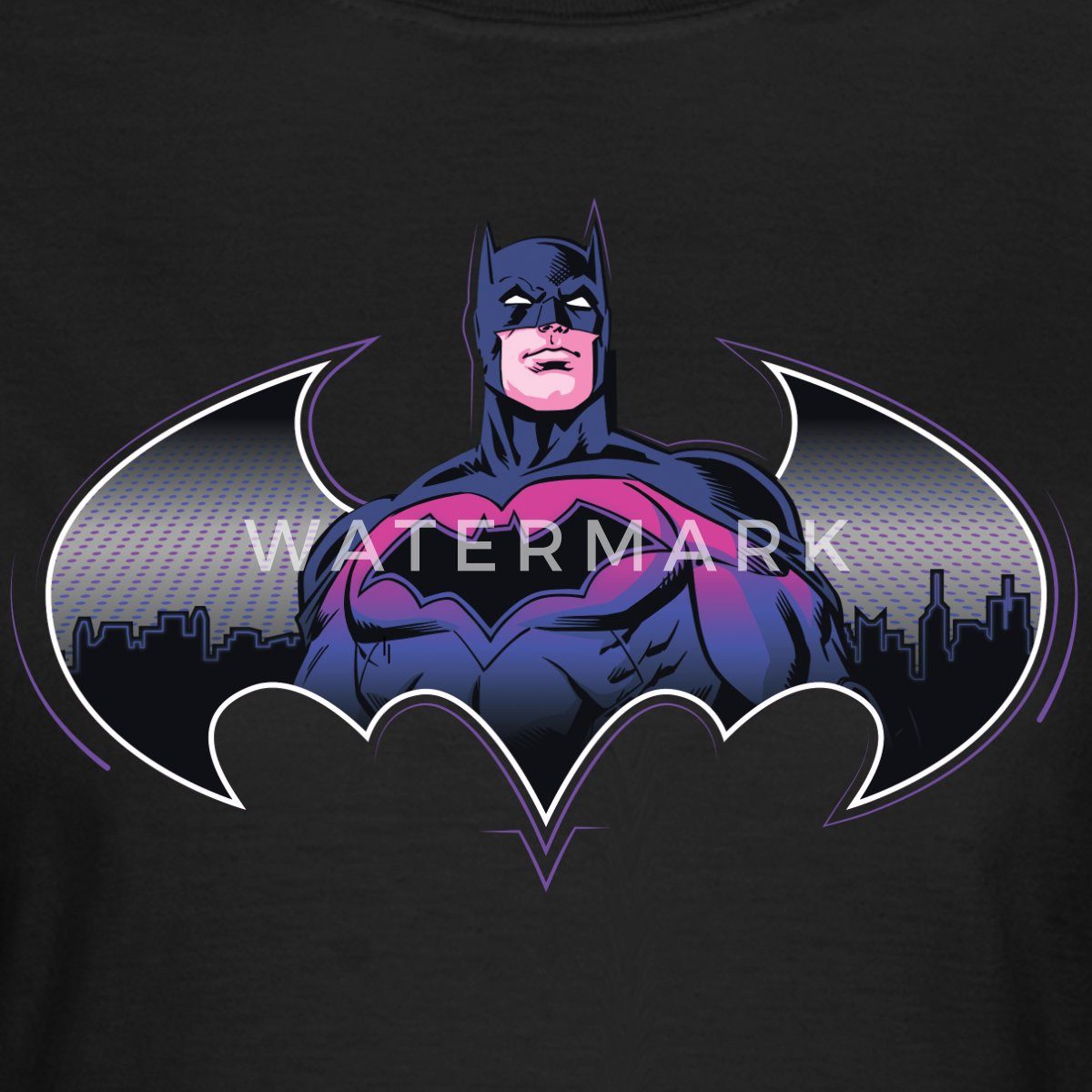Spreadshirt T-Shirt Batman Cooles Design Mit Logo Und Pinkem Kostüm Frauen T-Shirt (1-tlg)