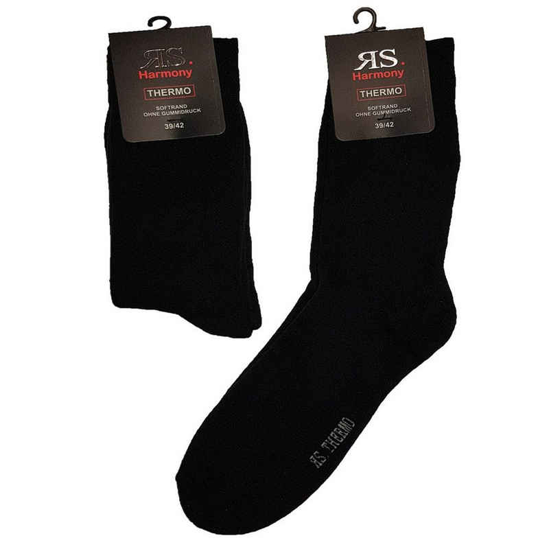 Riese Strümpfe Komfortsocken Thermo-Socken (Spar-Pack, 2-Paar) flauschig und warm