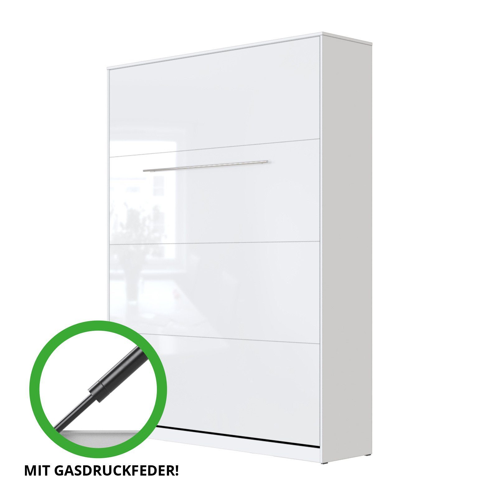 SMARTBett Schrankbett SMARTBett Standard 140x200 Vertikal/Hoch günstig online kaufen