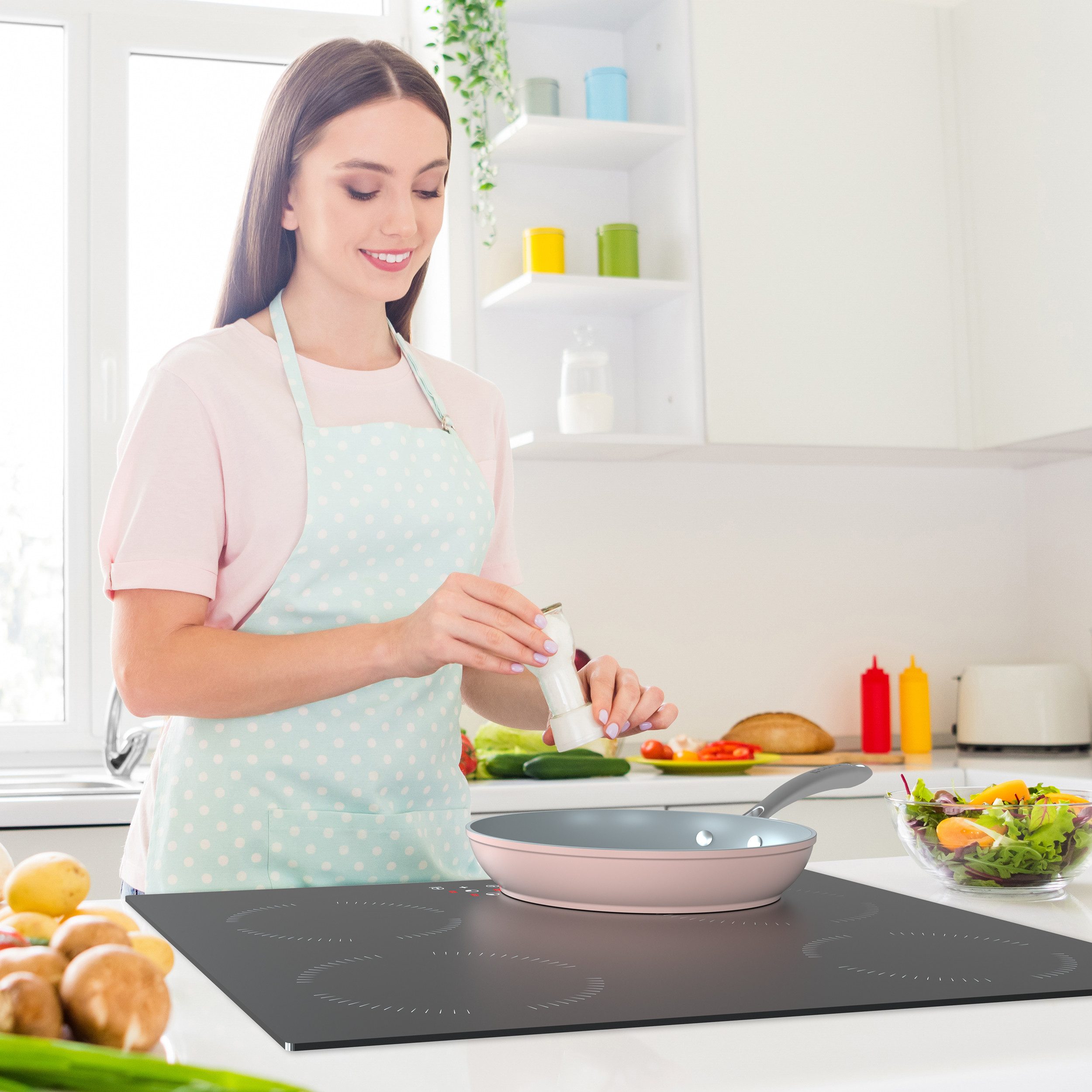 CIARRA Induktions-Kochfeld 60 cm Induktionskochfeld 4 Zonen Einbau-Kochfelder Induktionsherd Touch Control VM4BIH-A VM4BIH-C VM4BIH-D VM4BIH-E VM4BIH-F, 4 Zonen Einbau-Kochfelder Induktionsherd 9 Stufen mit 99 Min Timer