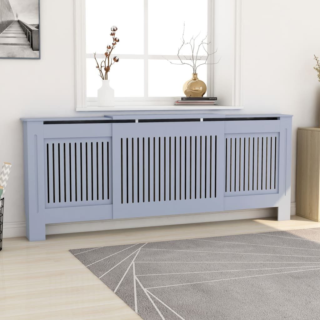 vidaXL Heizungsverkleidung 205 x 205 x 815 cm Heizungsverkleidung Heizungsabdeckung MDF Heizkörpe