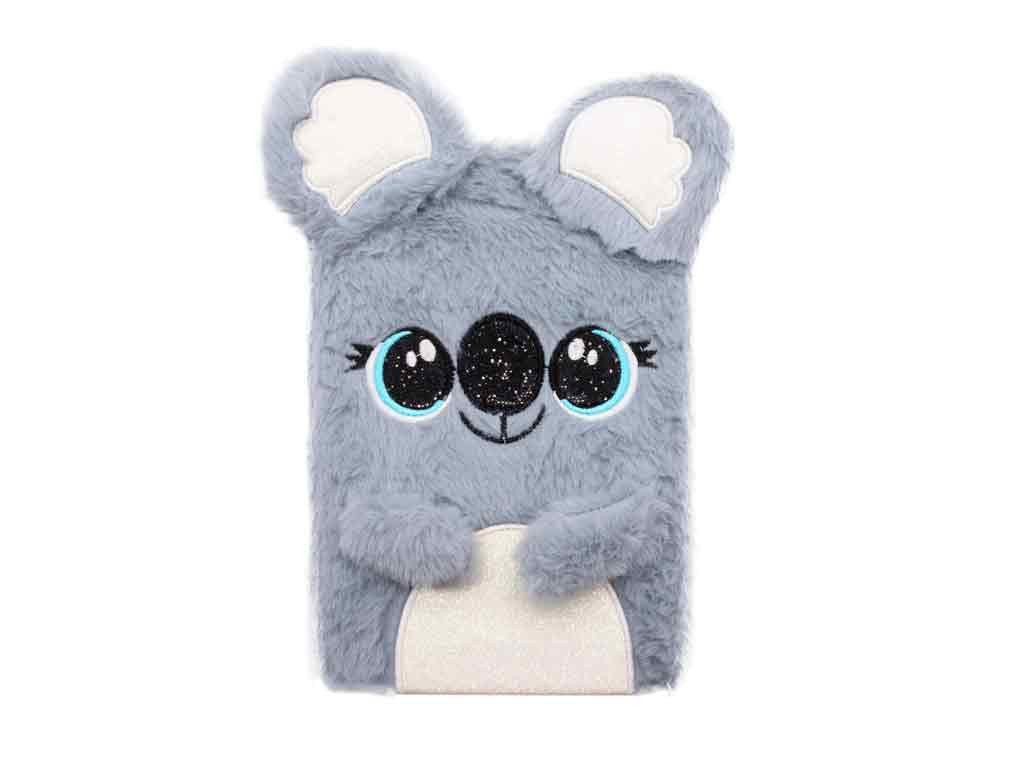 bb Klostermann Notizbuch BB Klostermann Plüsch Notizbuch Cutie Koala grau