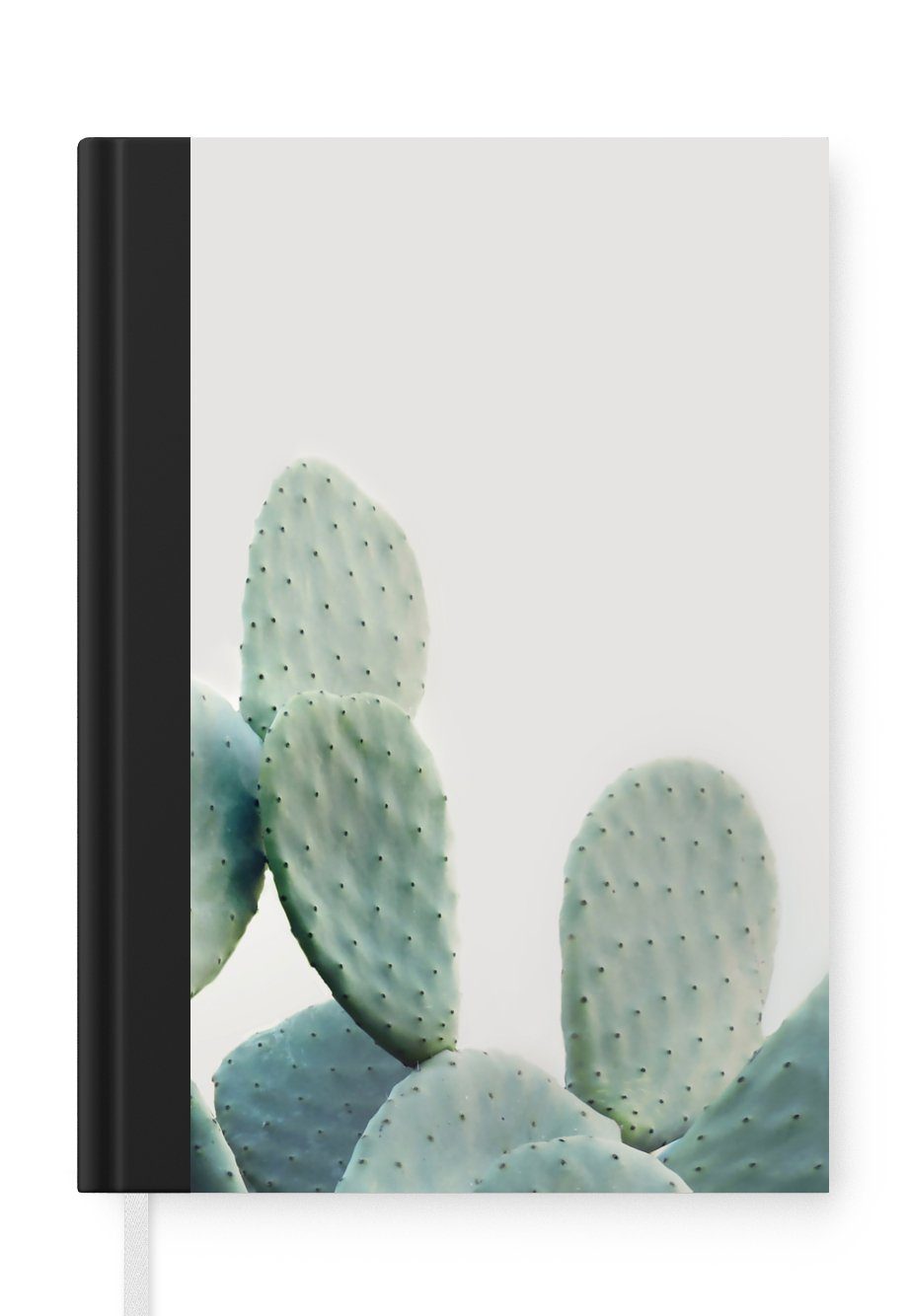 MuchoWow Notizbuch Kaktus - Grün - Pflanze - Natur, Journal, Merkzettel, Tagebuch, Notizheft, A5, 98 Seiten, Haushaltsbuch