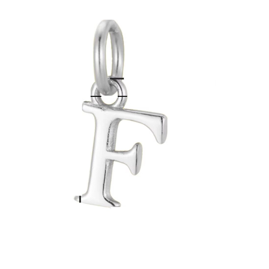 ELLAWIL Silberkette Buchstabenanhänger " F " günstig online kaufen