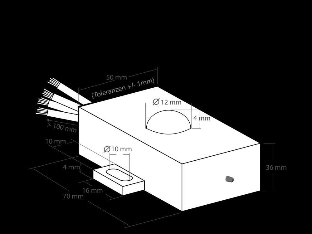 Kemo Ultraschall-Tierabwehr Kemo Marderschreck M176 Marderschutz Marderabwehr Marderscheuche, Einzeln 7-tlg., Hochspannungskontaktplatten