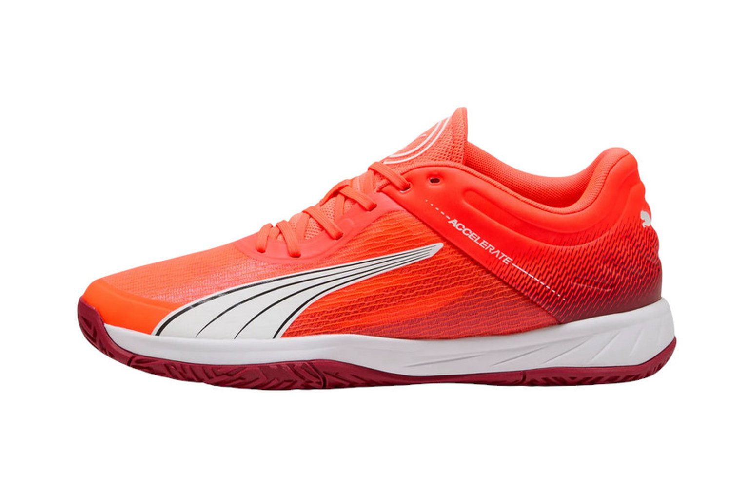 PUMA Hallen-Indoorschuhe Accelerate Turbo 2025 rot Herren Badmintonschuh