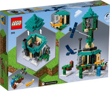 LEGO® Konstruktionsspielsteine LEGO® Minecraft™ - Der Himmelsturm, (565 St)