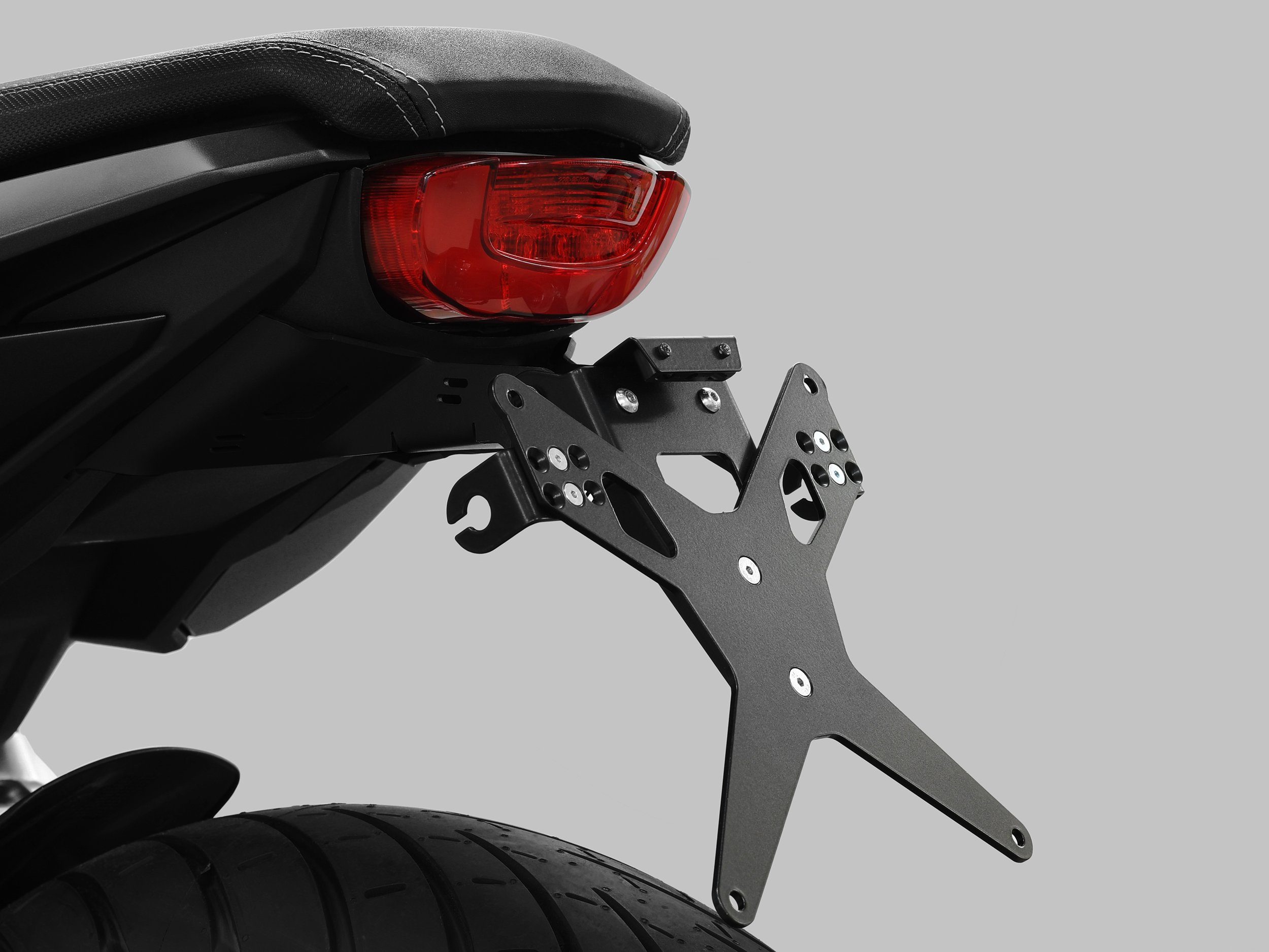 ZIEGER Kennzeichenhalter X-Line Kennzeichenhalter kompatibel mit Honda CB 650 R / CBR 650 R