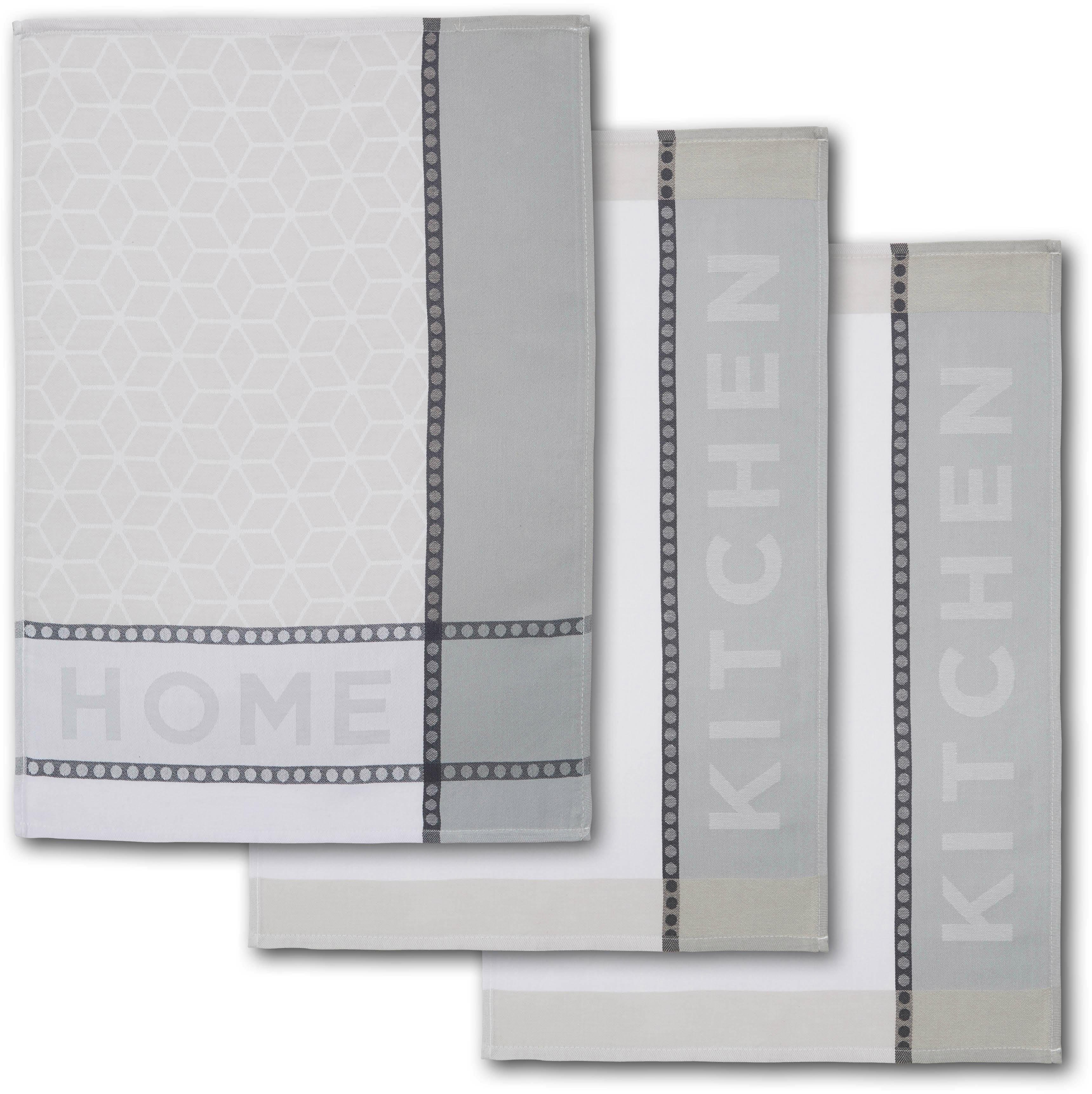 Dyckhoff Geschirrtuch HOME / KITCHEN, Maße günstig online kaufen