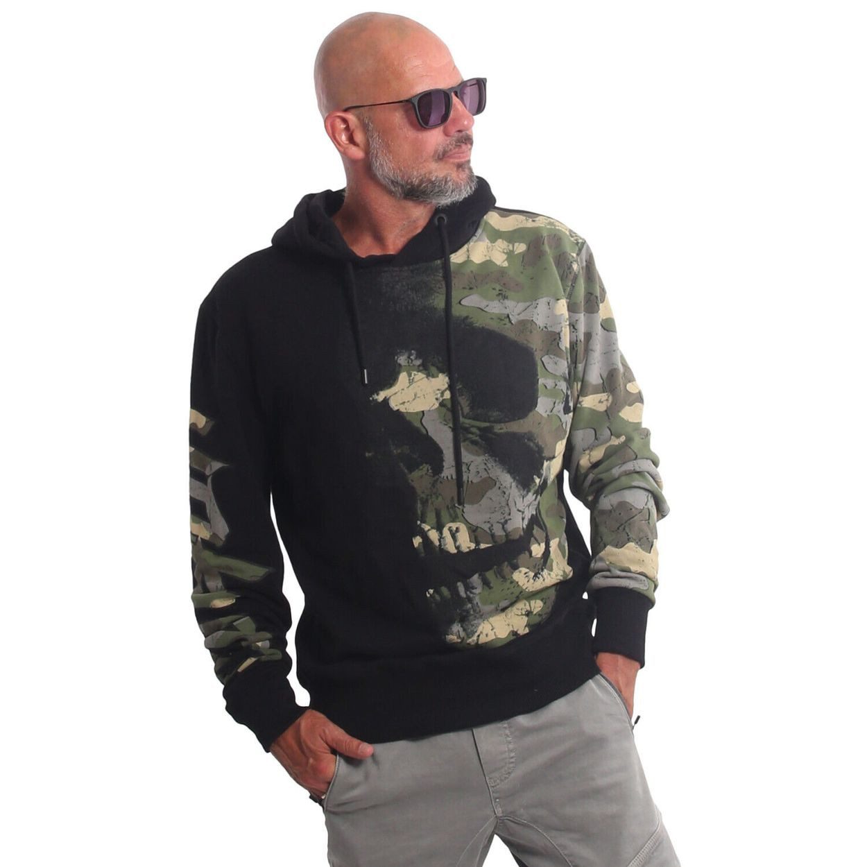 Hoodie Rising Skull