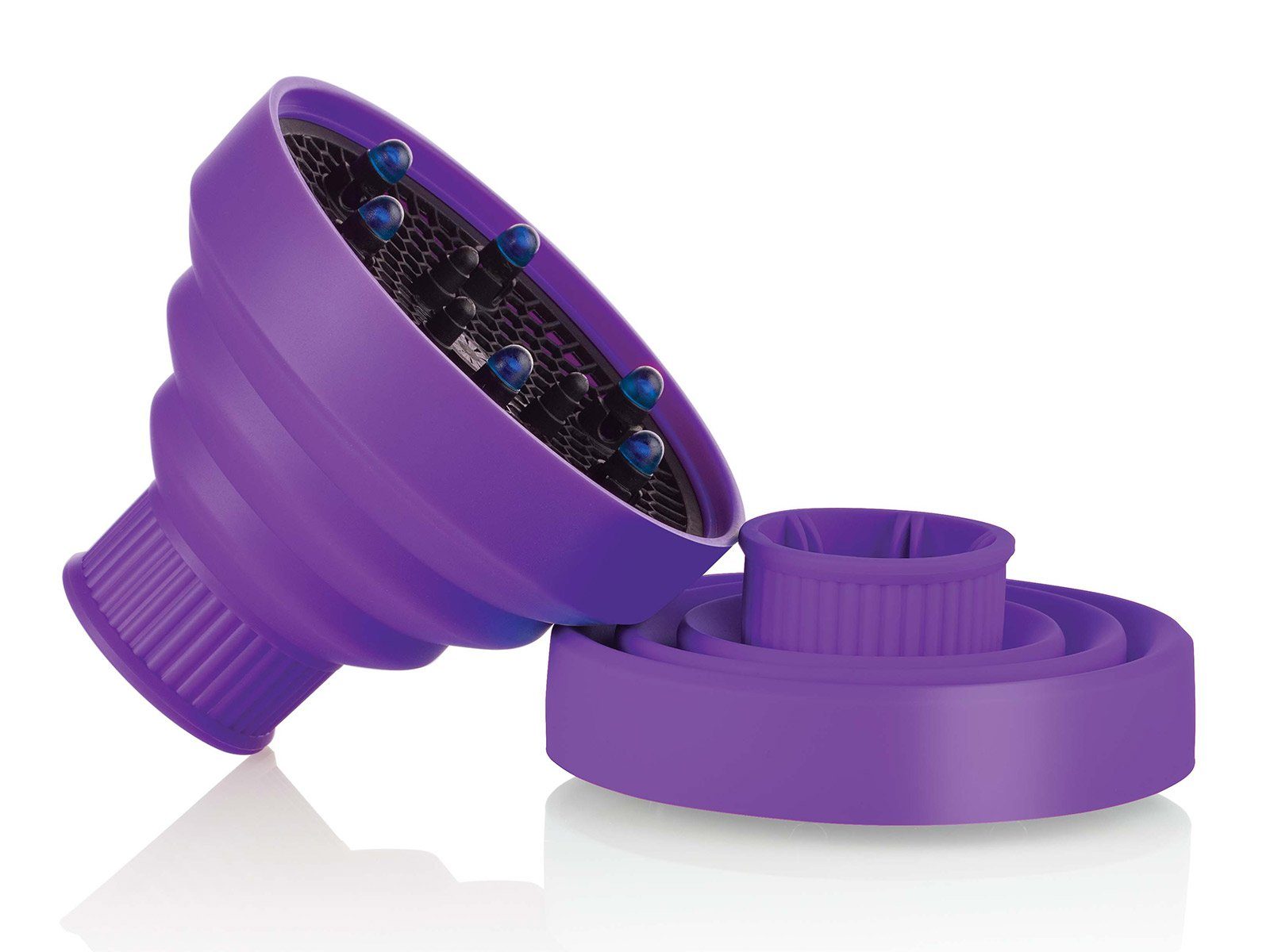 Kosmetex Haarschneider Silikon Haar-Diffusor, Haartrockner-Diffusor Violett | Haarschneider