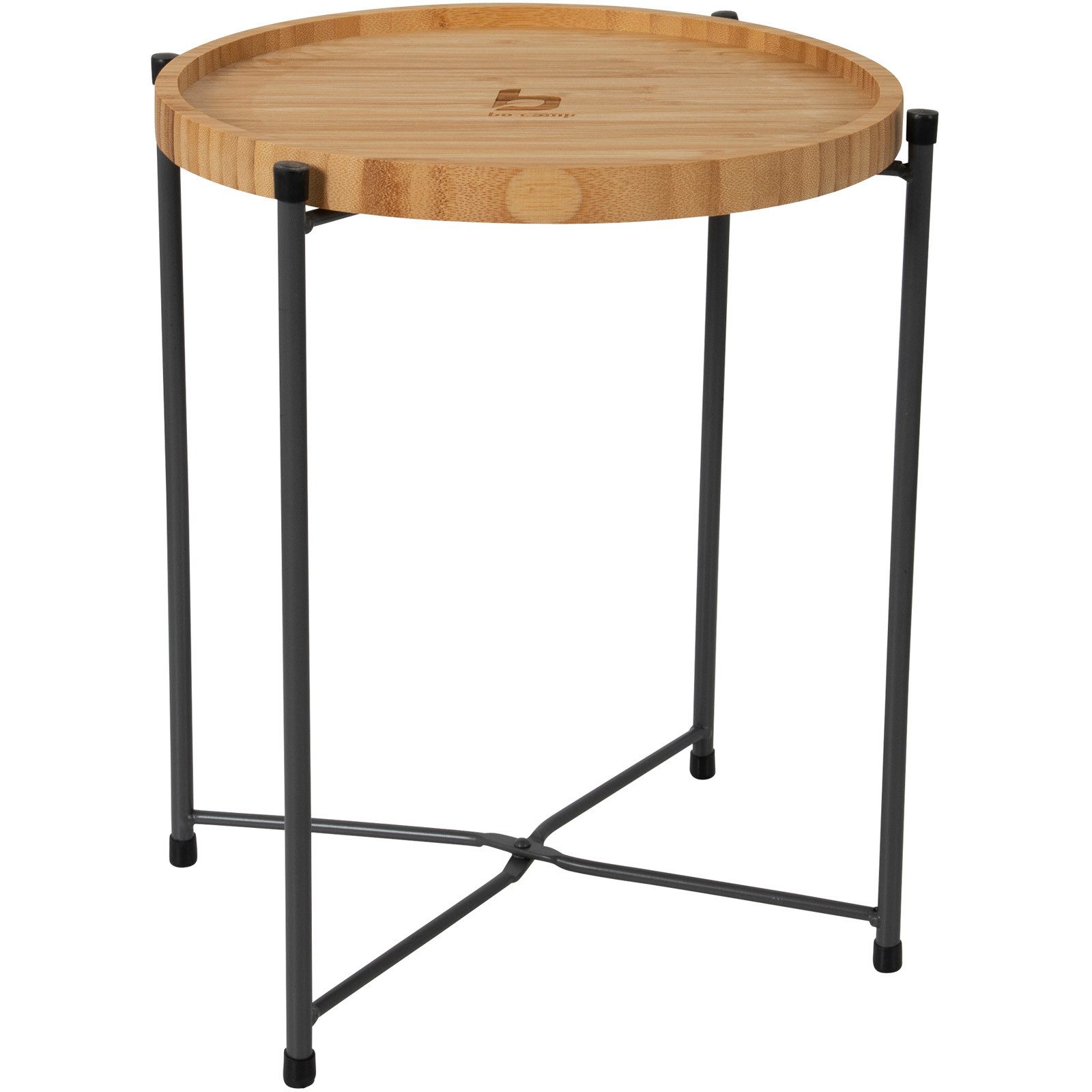 Bo-Camp Campingtisch Campingtisch Beistelltisch Carnaby M, Tablett BBQ Klapptisch Bambus Holz