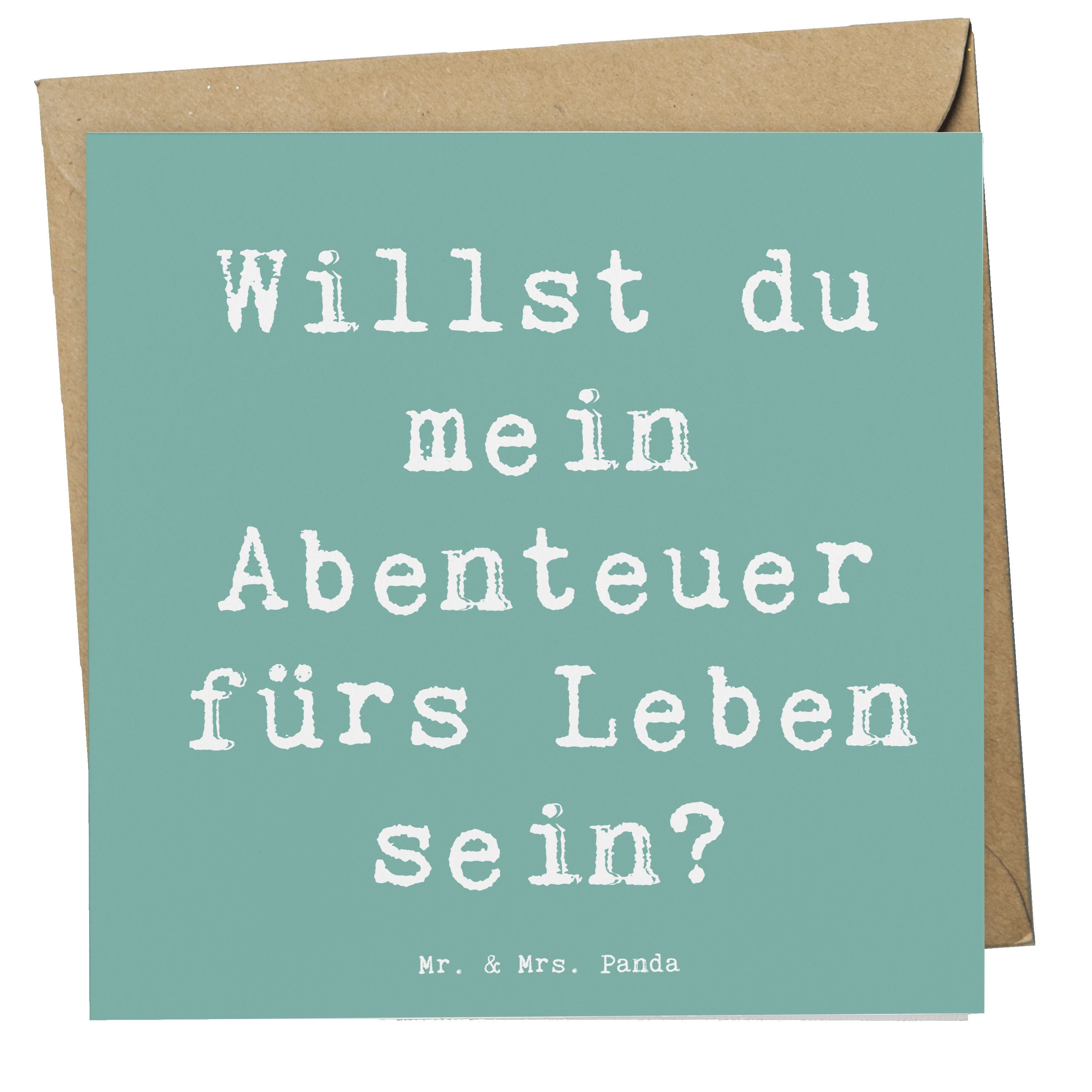 Grußkarte Heiratsantrag Abenteuer - Meeresbrise - Geschenk, Liebeserklärung, Ho
