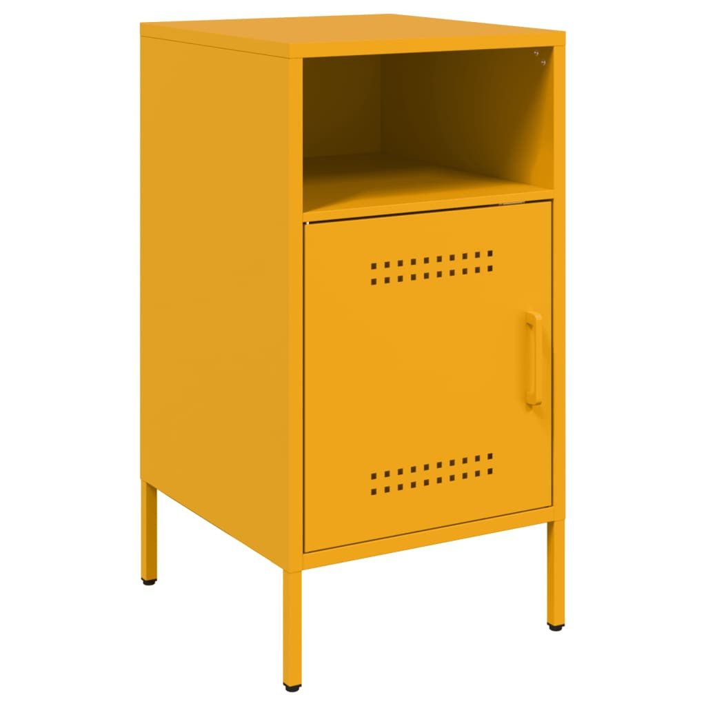 vidaXL Nachttisch Nachttisch Senfgelb 36x39x68 cm günstig online kaufen