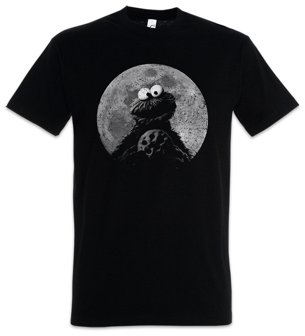 Urban Backwoods Print-Shirt Cookie Moon Herren T-Shirt Mond Kekse Monster K günstig online kaufen