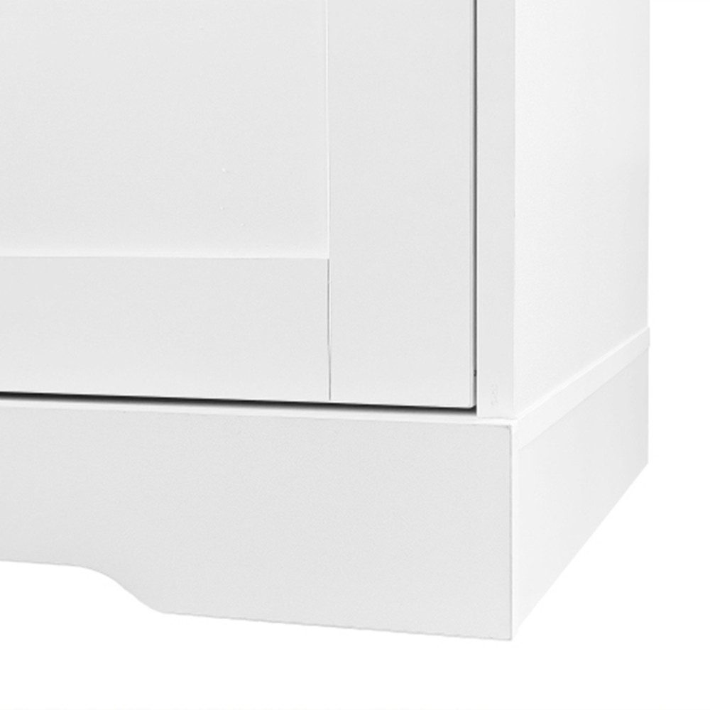 XDeer Garderobenständer Garderobenständer,Eingangsschrank,Kleiderständer mit Stauraum an der, der Unterseite des Sitzes mit 4 Haken Aufbewahrung - Garderobe