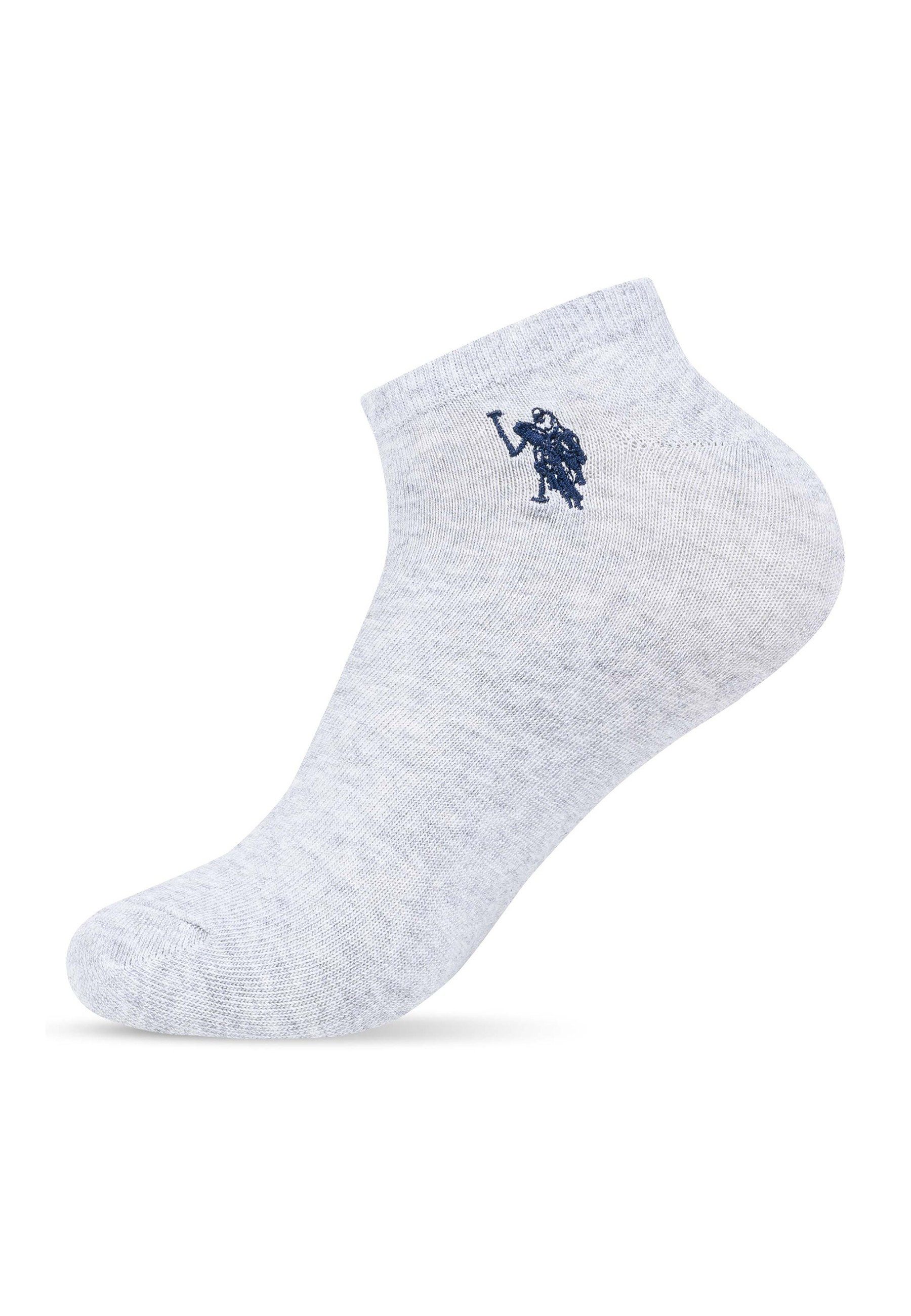 U.S. Polo Assn. Socken USNoaah Sneaker 6er Pack – Kurzsocken Baumwolle unisex Niedrige Socken mit elastischem Bund und Logo – Bild 3 von 5