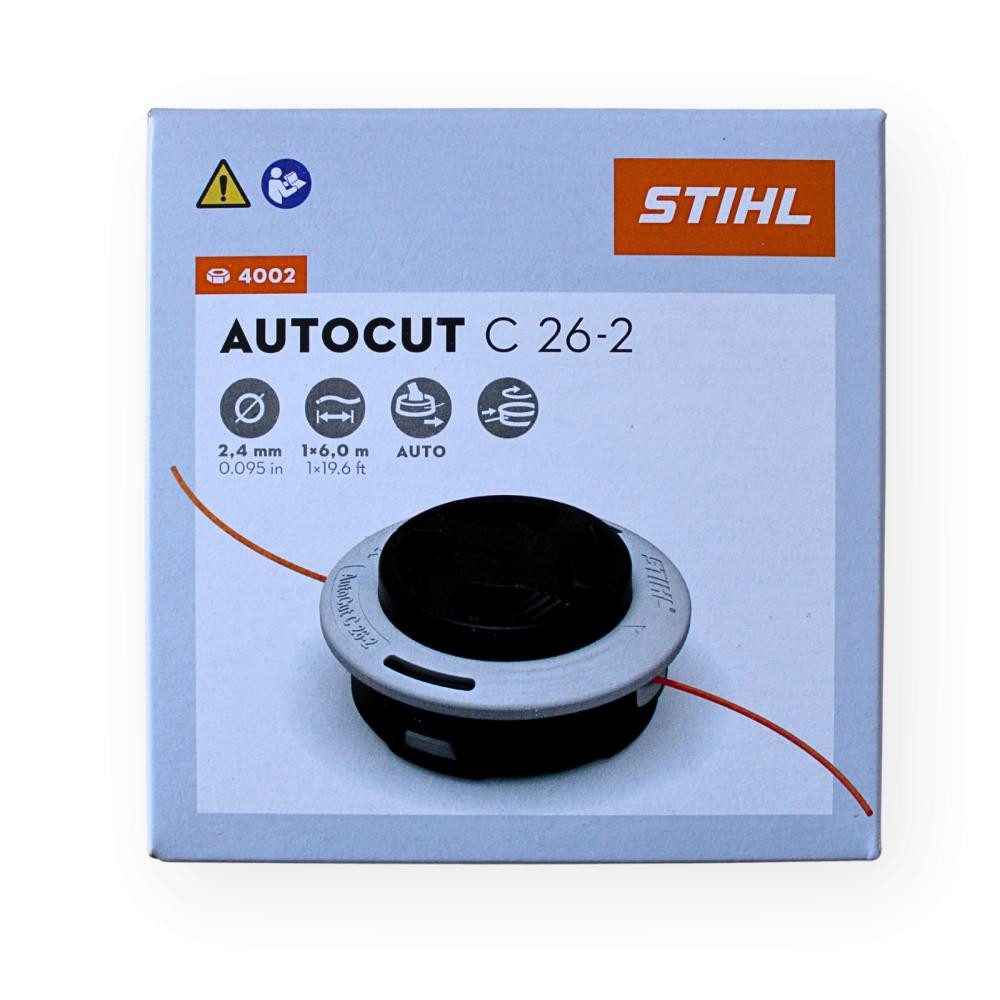STIHL Rasentrimmer-Ersatzspule Mähkopf AutoCut C 26-2, 4002 710 2169, 6 m Fadenlänge, Der Mähkopf enthält die Fadenspule mit dem Mähfaden. – Bild 2 von 2