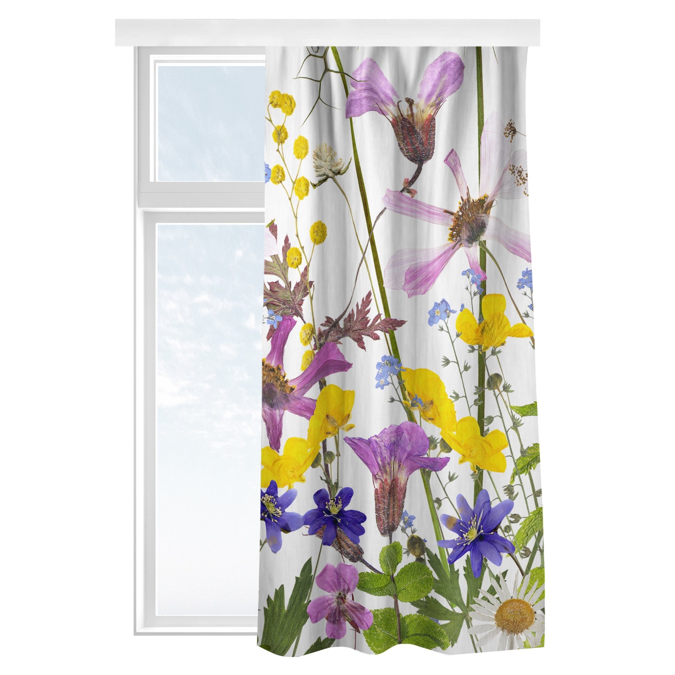 Bilderdepot24 Vorhang Gardine Blumen Natur Modern günstig online kaufen