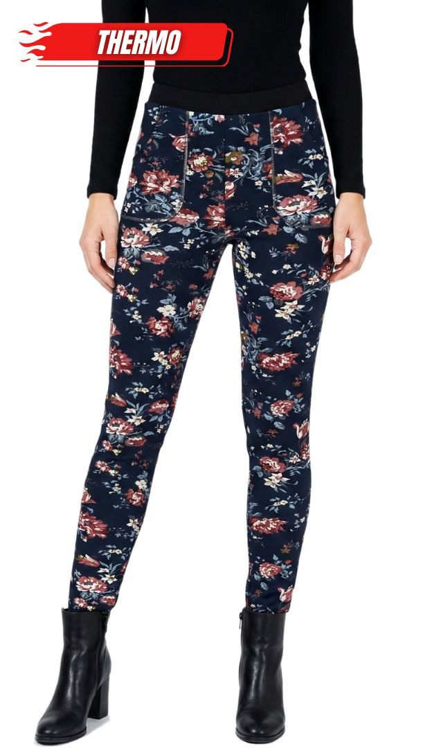 dy_mode Thermohose Damen Thermohose Winterhose / Thermoleggings Gefütterte günstig online kaufen