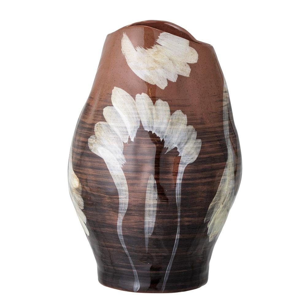 aus 20 x Braun, Steingut, 30 cm, handbemalt Bloomingville Obsa, Tischvase