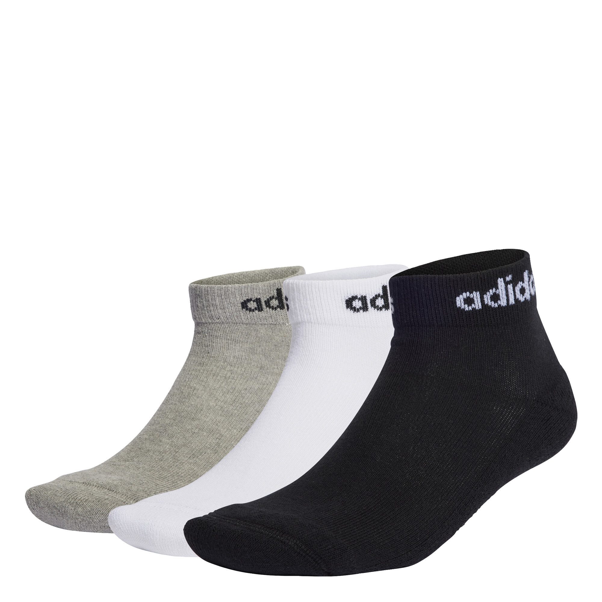 adidas Sportswear Подследники LINEAR CUSHIONED ANKLE SOCKEN, 3 PAAR