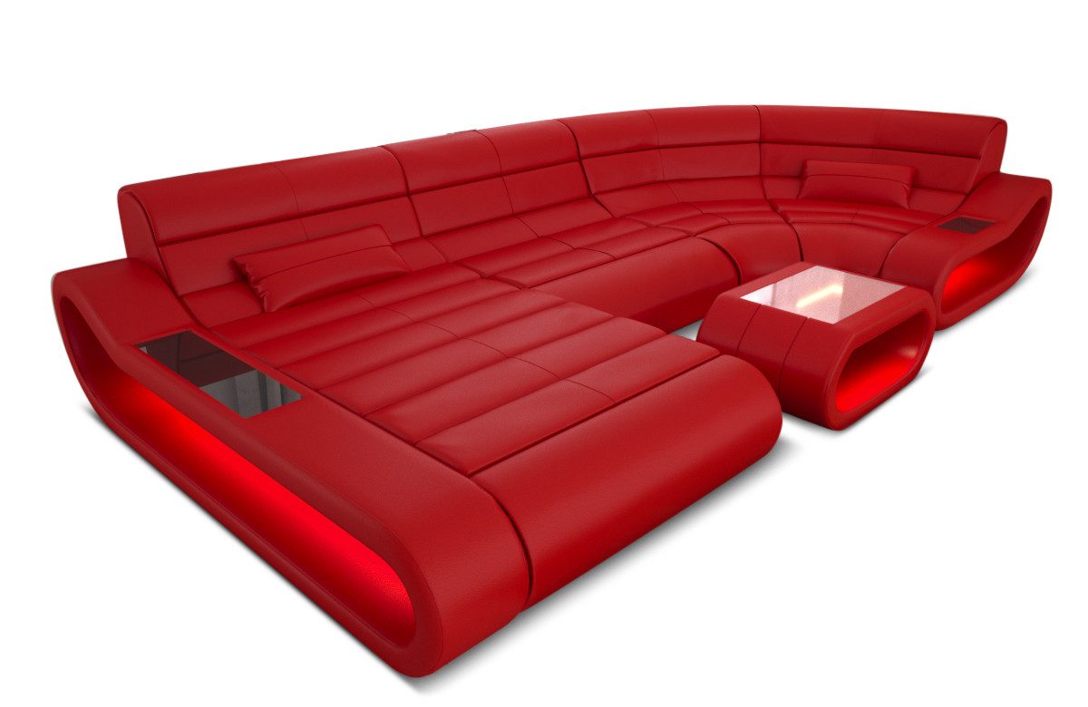 Sofa Dreams Wohnlandschaft Ledercouch Leder Sofa günstig online kaufen
