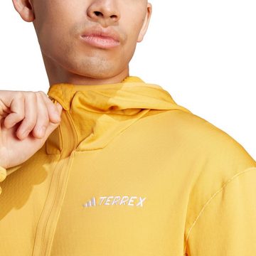 adidas Performance Laufjacke TERREX Xperior Light Hooded Fleece Jacket mit atmungsaktive Fleecematerial