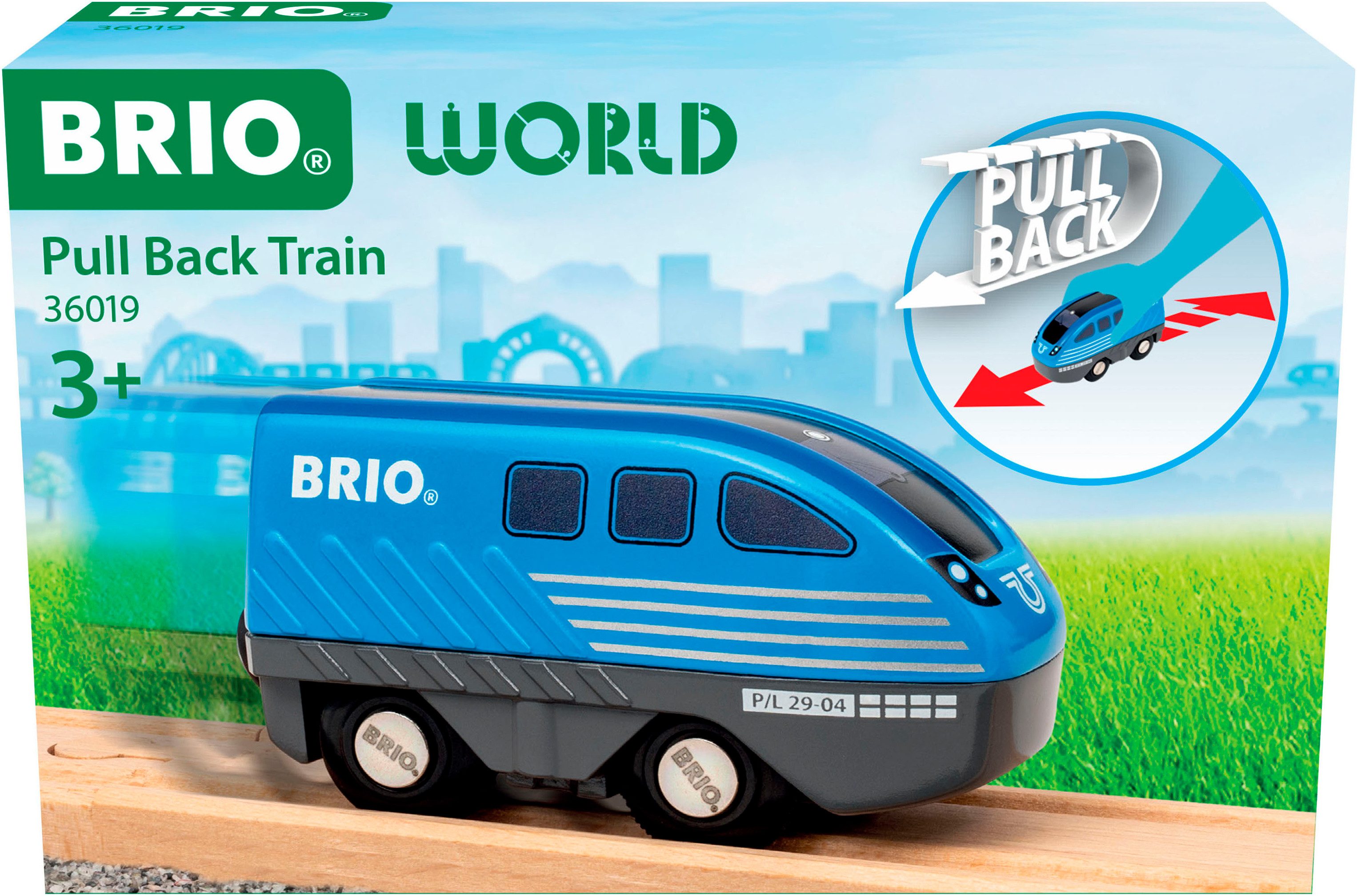 BRIO® Spielzeug-Eisenbahn BRIO® WORLD, Lok mit Rückziehmotor günstig online kaufen