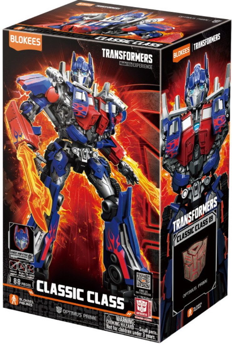 Dickie Toys Blokees Transformers Optimus Prime Bausatz Figur 88 Teile 201122008 Spielbausteine – Bild 3 von 5