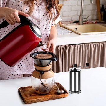 Lubgitsr Kaffeemühle Manuelle Kaffeebohnenmühle,Keramikgrate,Handkaffeemühle Aus Edelstahl
