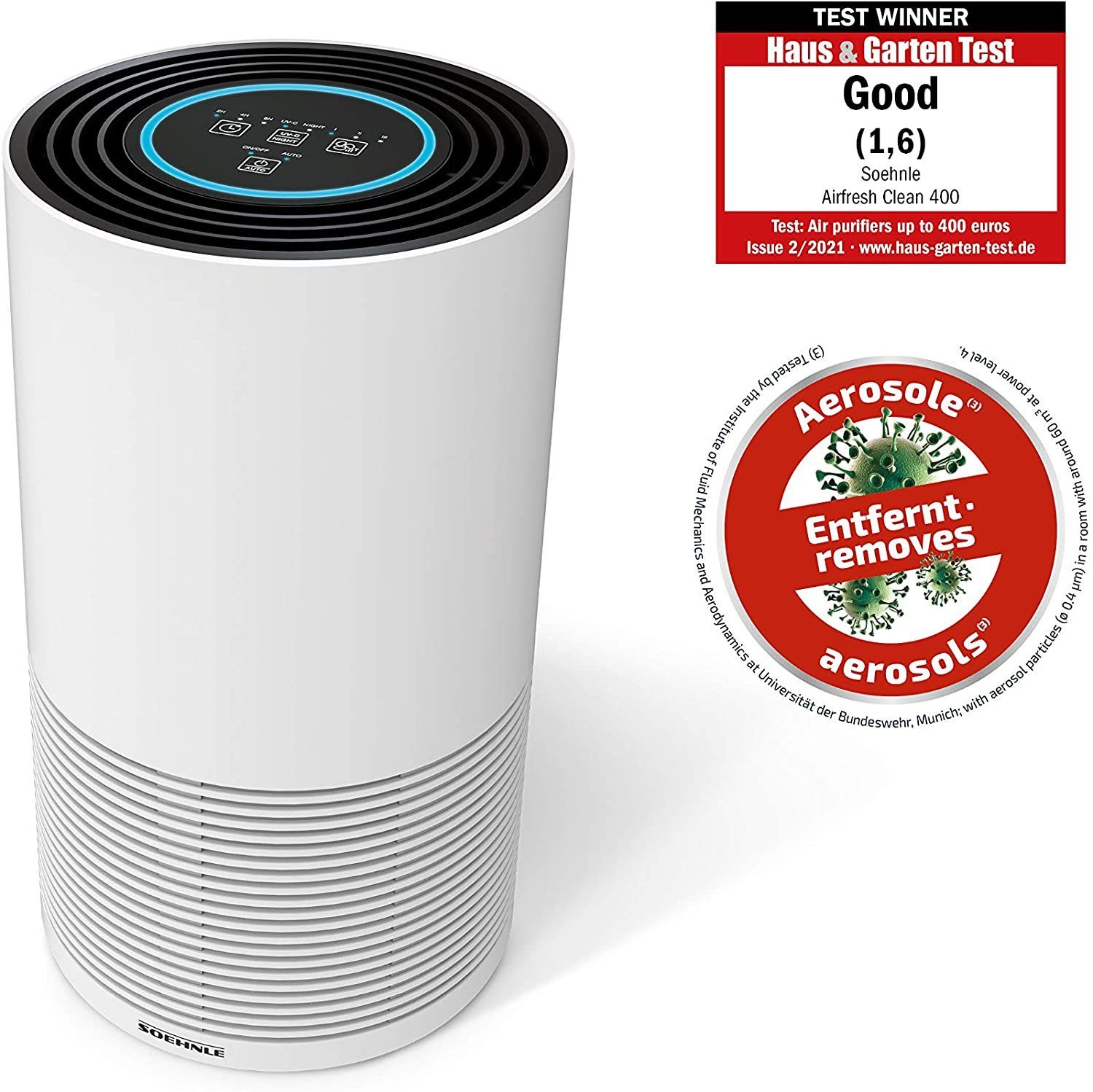 Soehnle Очиститель воздуха Soehnle Очиститель воздуха AirFresh Clean 400 Reinigungssystem 68122