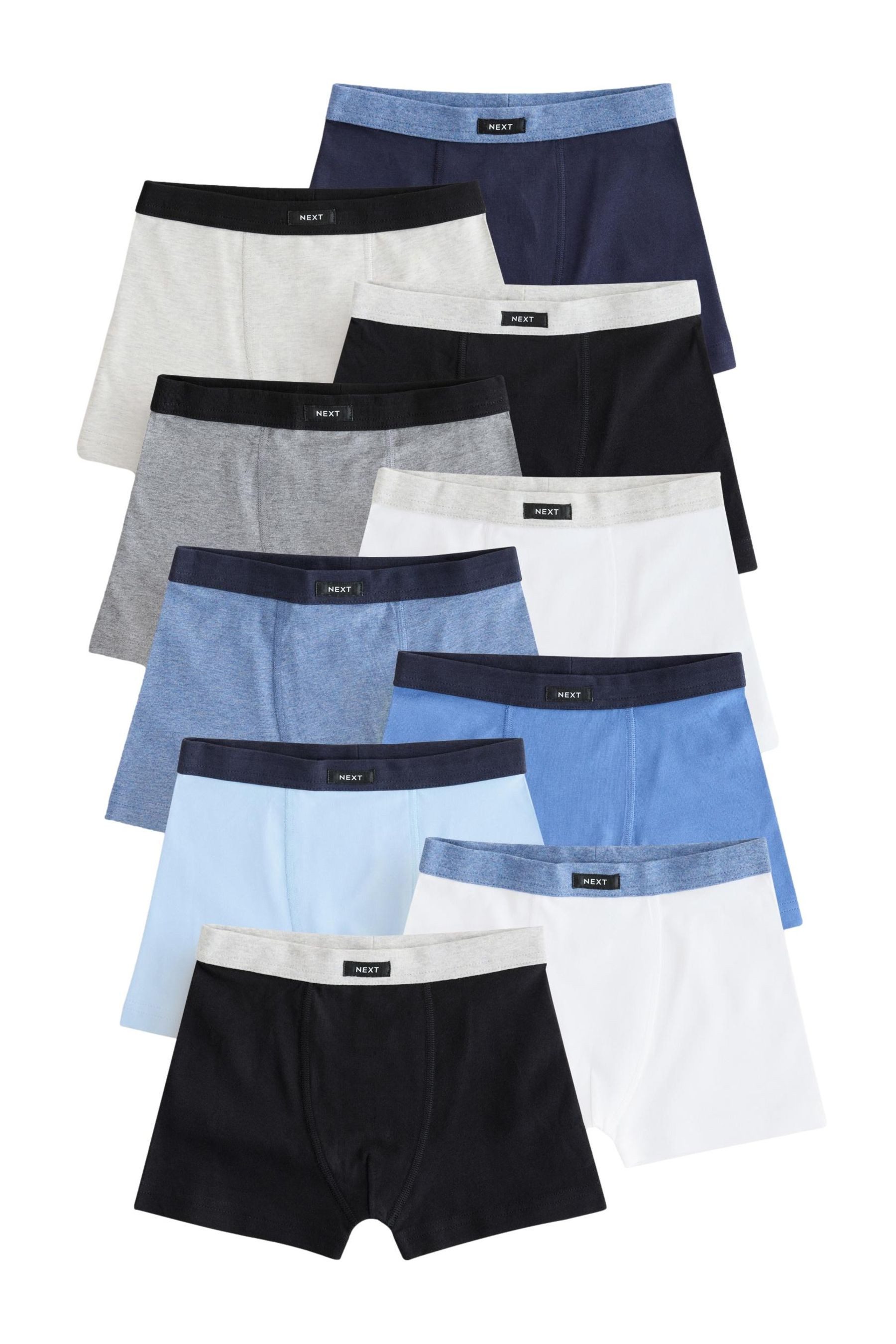 Trunk 10er-Pack Boxershorts mit weichem Bund