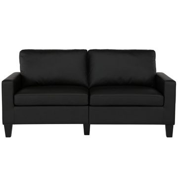 loft24 Sofa Rylie, 3-Sitzer Couch, Bezug in Lederoptik, Länge 183 cm