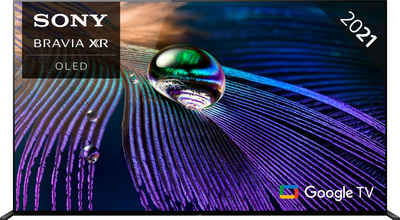 Sony XR-55A90J OLED-Fernseher (139 cm/55 Zoll, 4K Ultra HD, Google TV, Smart-TV, Android TV, 2021 Modell)