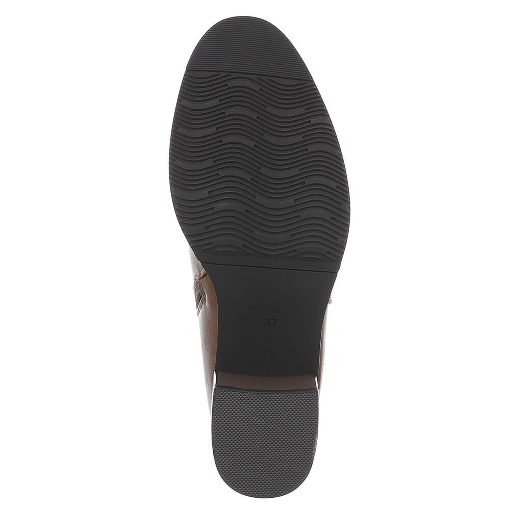 Ital-Design Damen Elegant Stiefelette (88489340) Blockabsatz Stiefeletten in Schwarz – Bild 3 von 5