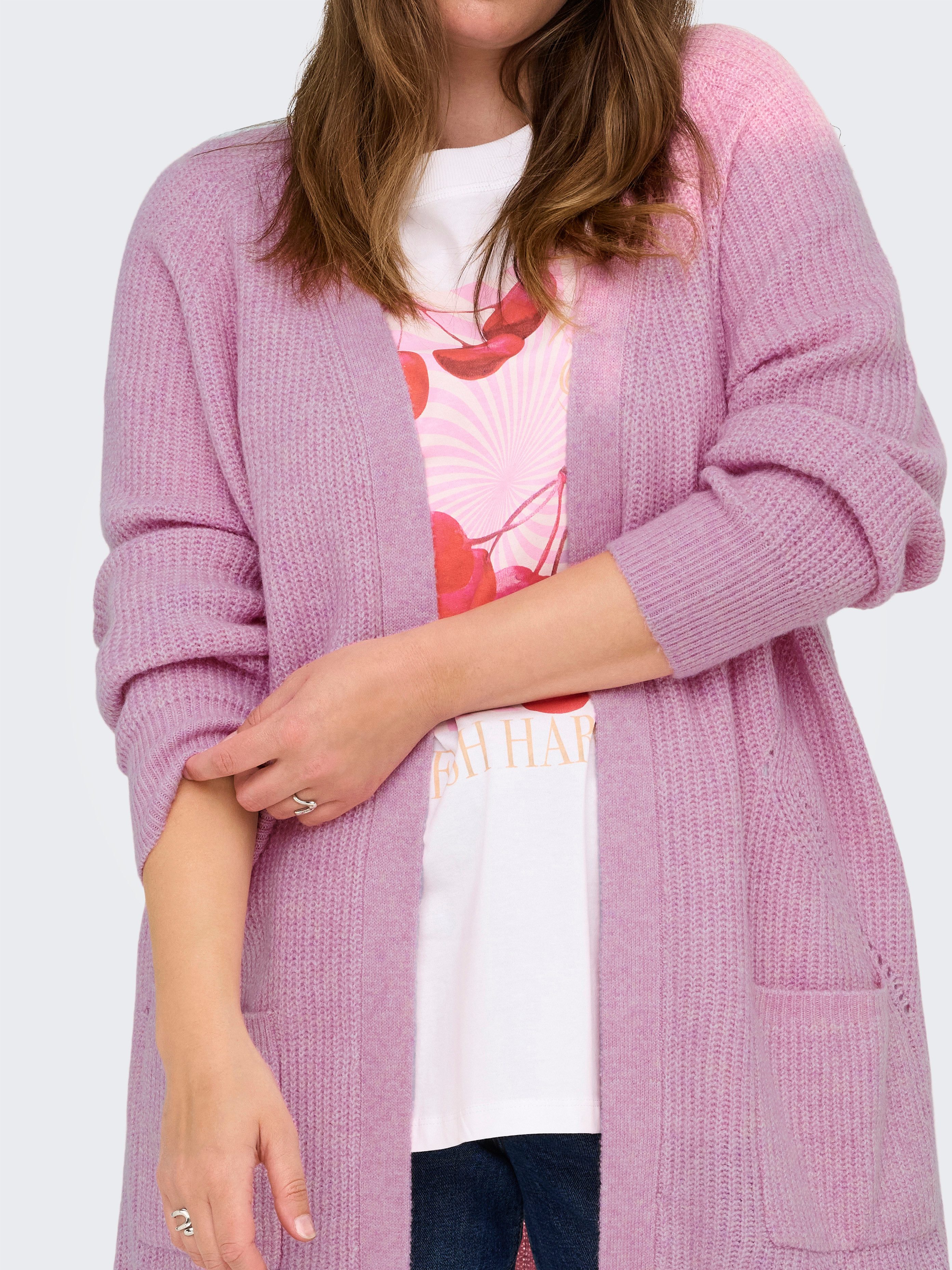 ONLY CARMAKOMA Strickjacke CARWHITNEY LS CARDIGAN KNIT