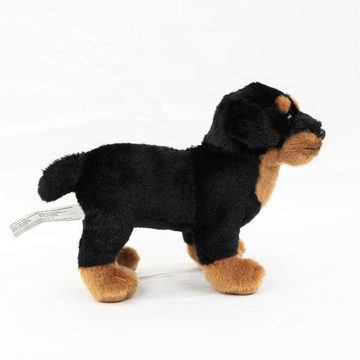 Teddys Rothenburg Kuscheltier Kuscheltier Rottweiler 18 cm stehend Plüschhund
