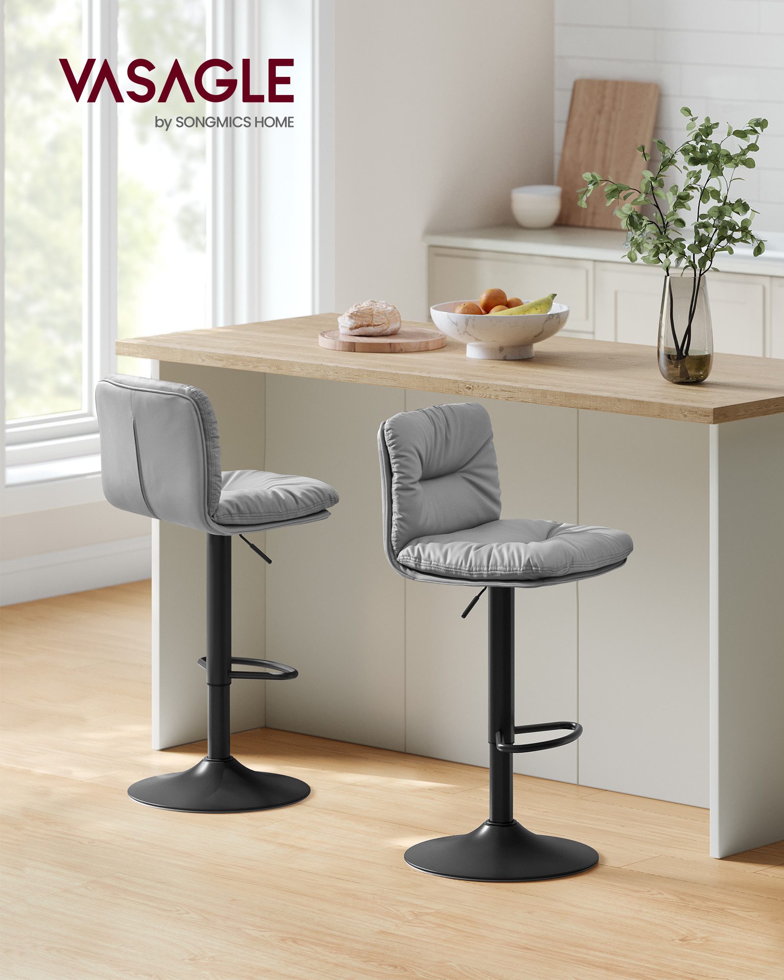 VASAGLE Barhocker Barstühle (2 St., 2er), günstig online kaufen