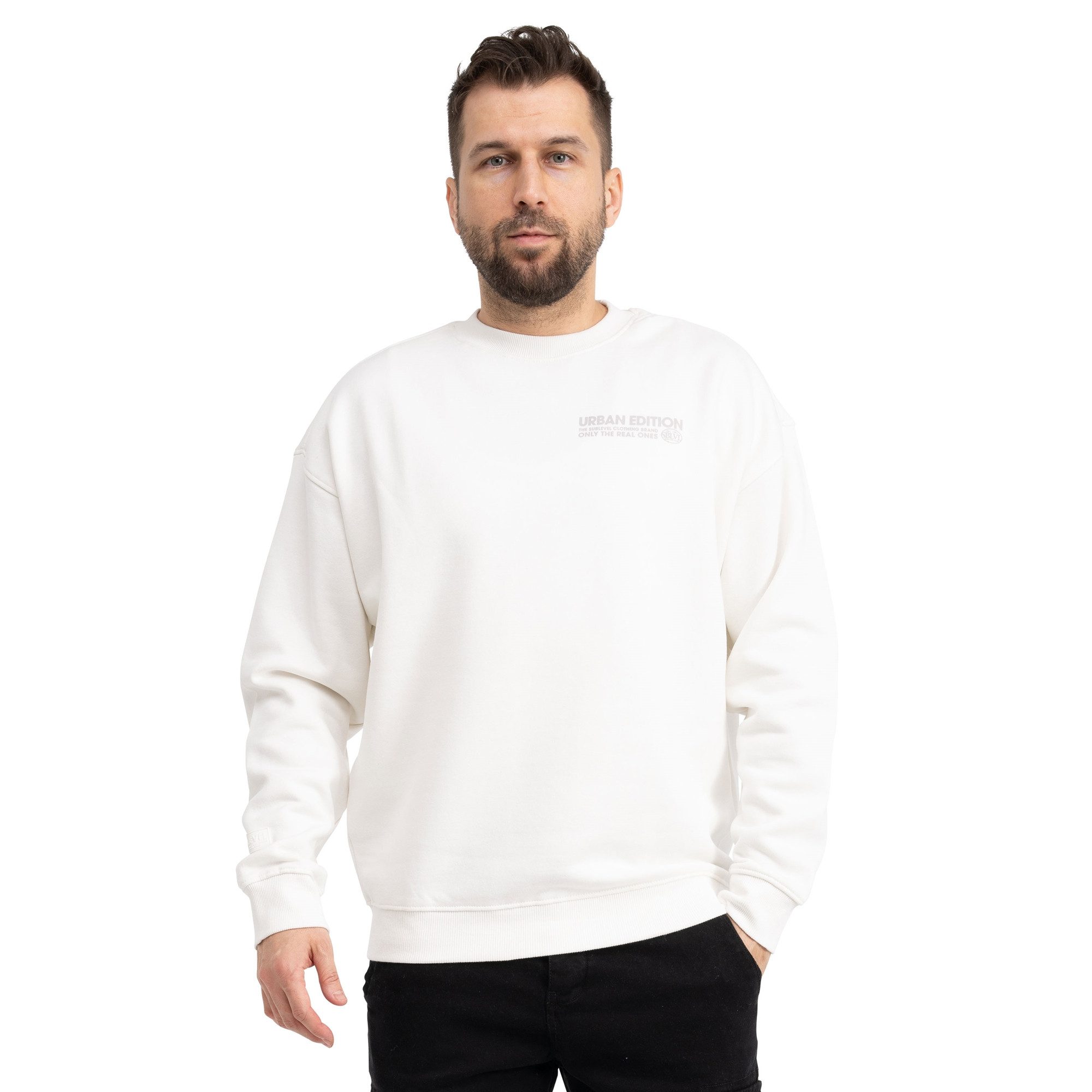 SUBLEVEL Sweatshirt Pullover Herren Sweater Sweatshirt günstig online kaufen