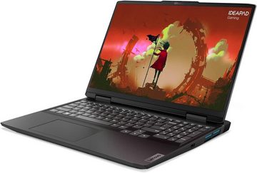 Lenovo 165Hz Bildwiederholrate Gaming-Notebook (AMD 6600H, GeForce RTX 3050 Ti, 512 GB SSD, 16GBRAM, Effizienten Kühlungssystems mit speziell konzipierten Lüftern)