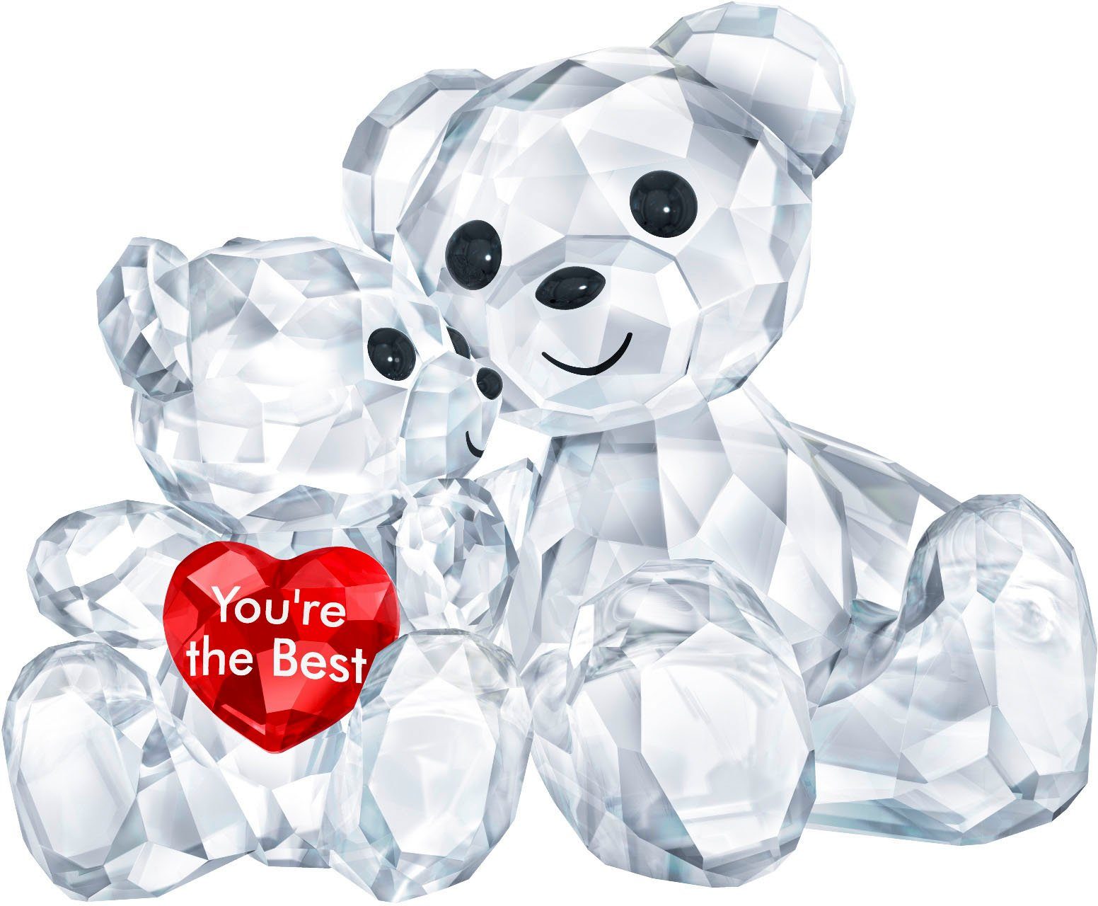 Swarovski Dekofigur Kristallfigur Baby Mama Bär Kris Bär – You are the Best, 5427994 (1 St), Swarovski® Kristall | Dekofiguren